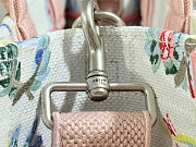 Kitlife Dior Qixi Medium Book Tote with Strap Multicolor Dior Colibri Embroidery and Dior Médaillon 36x27.5x16.5cm - 3