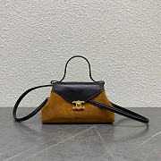 Kitlife Celine Flair In XL Dark Brown Suede Bag L10AT5 34x17x13cm  - 1