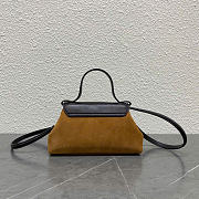 Kitlife Celine Flair In XL Dark Brown Suede Bag L10AT5 34x17x13cm  - 5