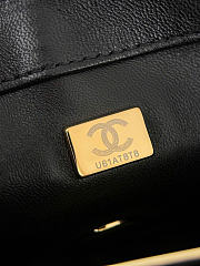 Kitlife Chanel Small Flap Bag Orange & Black Sequins, Mixed fibers & Gold-tone Metal AS4561 14x21x8cm - 6