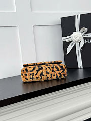 Kitlife Chanel Small Flap Bag Orange & Black Sequins, Mixed fibers & Gold-tone Metal AS4561 14x21x8cm - 5
