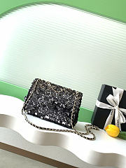 Kitlife Chanel 26C Flap Bag Double-C Sequin Bag AS4561 14x21x8cm - 5