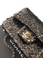 Kitlife Chanel 26C Flap Bag Double-C Sequin Bag AS4561 14x21x8cm - 2
