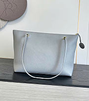Kitlife Chanel Clair CC Front Pocket Chain Tote Bag Light Gray 22x35x11cm - 3
