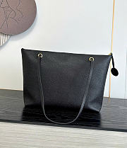 Kitlife Chanel Clair CC Front Pocket Chain Tote Bag Black 22x35x11cm - 5