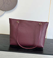Kitlife Chanel Clair CC Front Pocket Chain Tote Bag Burgundy 22x35x11cm  - 3