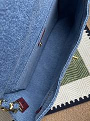 Kitlife Chanel Denim Souplissimo Maxi Flap Blue Bag AS6281 32x19.5x10cm - 6