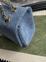 Kitlife Chanel Denim Souplissimo Maxi Flap Blue Bag AS6281 32x19.5x10cm - 3