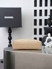 Kitlife Chanel Beige Lambskin Quilted Chain Tote Bag AS6248 16x24.5x7.5cm  - 4