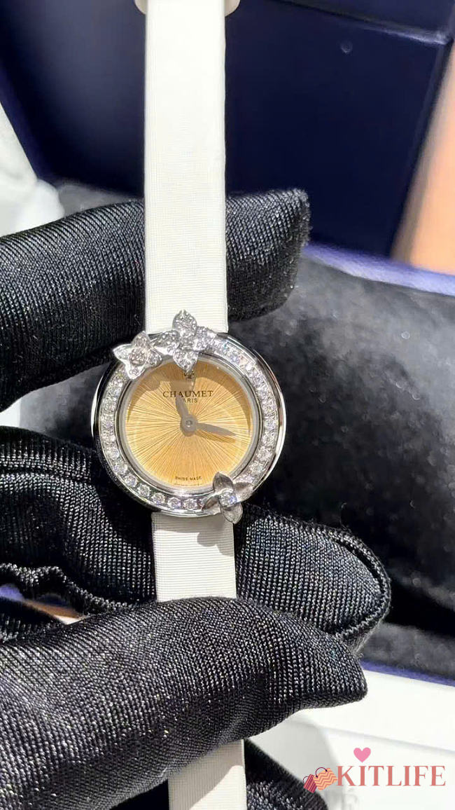Kitlife Chaumet Hortensia Watch With White Strap 28mm - 1