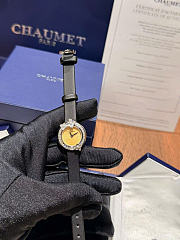 Kitlife Chaumet Hortensia Watch With Black Strap 28mm - 1