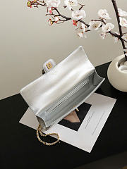 Kitlife Chanel Party Bag With Chain Silver AP5280 25x9.5x5cm - 2