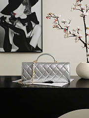 Kitlife Chanel Party Bag With Chain Silver AP5280 25x9.5x5cm - 3