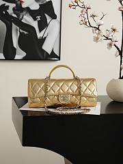 Kitlife Chanel Party Bag With Chain Gold AP5280 25x9.5x5cm - 1