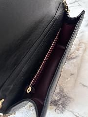 Kitlife Chanel Flap Top-Handle Bag Black Grained Leather AP6644 24x16x5cm - 2