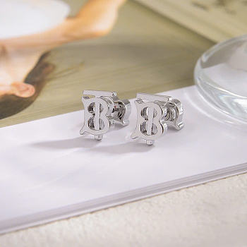 Kitlife Burberry Earrings Silver 