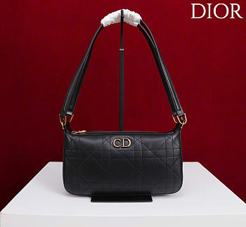 Kitlife Dior Ogun Bag Black Smooth Leather 8001 26×14.5×17cm