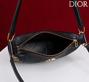 Kitlife Dior Ogun Bag Black Smooth Leather 8001 26×14.5×17cm - 6