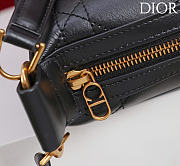 Kitlife Dior Ogun Bag Black Smooth Leather 8001 26×14.5×17cm - 3