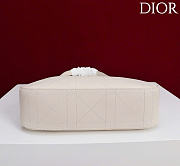 Kitlife Dior Ogun Bag White Smooth Leather 8001 26×14.5×17cm  - 3
