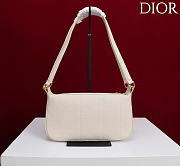 Kitlife Dior Ogun Bag White Smooth Leather 8001 26×14.5×17cm  - 4