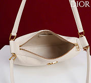 Kitlife Dior Ogun Bag White Smooth Leather 8001 26×14.5×17cm  - 5