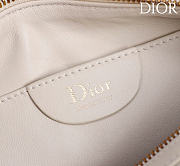 Kitlife Dior Ogun Bag White Smooth Leather 8001 26×14.5×17cm  - 6