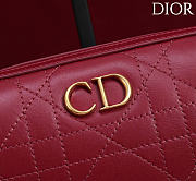 Kitlife Dior Ogun Bag Burgundy Smooth Leather 8001 26×14.5×17cm - 5