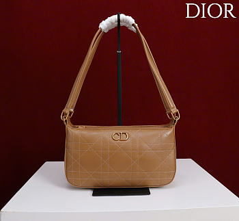 Kitlife Dior Ogun Bag Brown Smooth Leather 8001 26×14.5×17cm