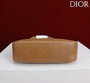 Kitlife Dior Ogun Bag Brown Smooth Leather 8001 26×14.5×17cm - 6