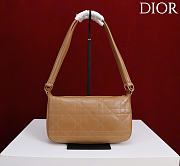 Kitlife Dior Ogun Bag Brown Smooth Leather 8001 26×14.5×17cm - 5