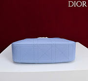 Kitlife Dior Ogun Bag Blue Smooth Leather 8001 26×14.5×17cm - 5