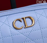 Kitlife Dior Ogun Bag Blue Smooth Leather 8001 26×14.5×17cm - 2