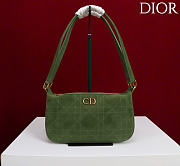 Kitlife Dior Ogun Bag Green Suede Leather 8001 26×14.5×17cm - 1
