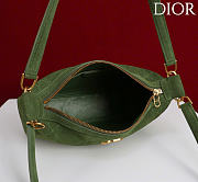 Kitlife Dior Ogun Bag Green Suede Leather 8001 26×14.5×17cm - 4