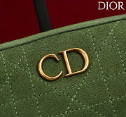 Kitlife Dior Ogun Bag Green Suede Leather 8001 26×14.5×17cm - 2