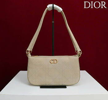 Kitlife Dior Ogun Bag Cream Leather 8001 26×14.5×17cm 