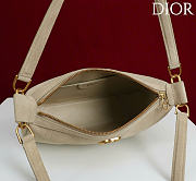 Kitlife Dior Ogun Bag Cream Leather 8001 26×14.5×17cm  - 4