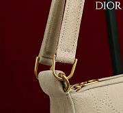Kitlife Dior Ogun Bag Cream Leather 8001 26×14.5×17cm  - 3