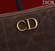 Kitlife Dior Ogun Bag Dark Brown Suede Leather 8001 26×14.5×17cm  - 2