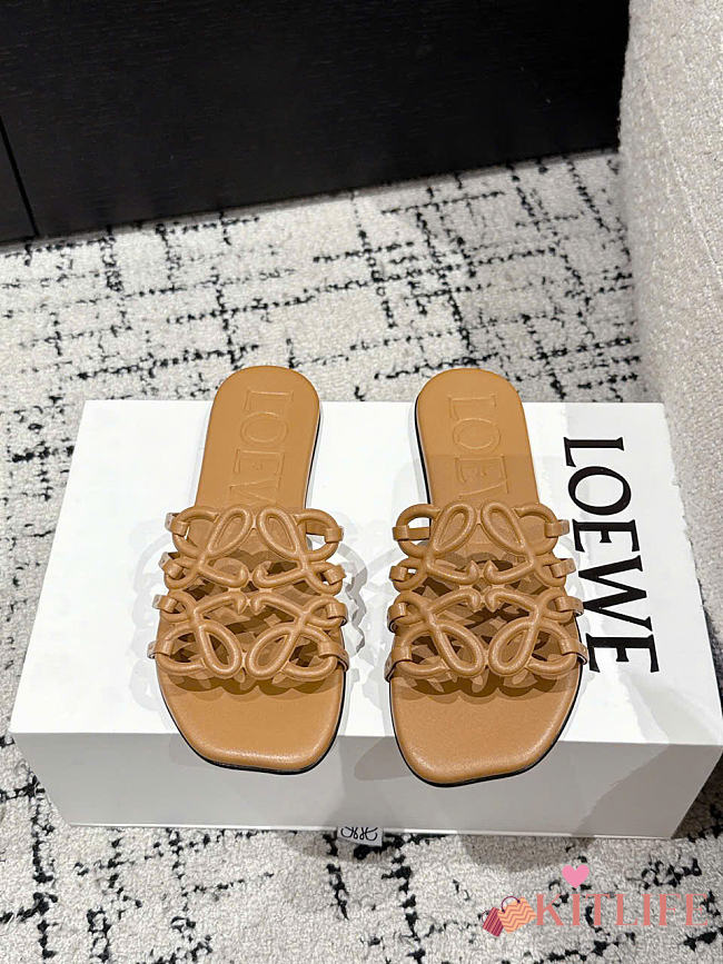 Kitlife Loewe 25SS Slippers Tan - 1