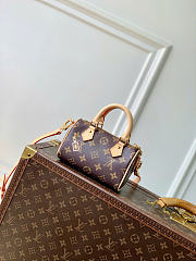 Kitlife Lousi Vuitton Nano Speedy Bag Brown Monogram Room Service M2A895 16x10x7.5cm - 3