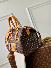 Kitlife Louis Vuitton Speedy P9 Bandoulière 25 Reversible Bag White & Dark Brown M2A409 32x22.5x18cm - 4