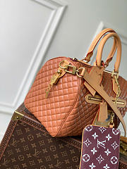 Kitlife Louis Vuitton Speedy P9 Bandoulière 25 Reversible Bag Dark Brown & Brown M2A455 32x22.5x18cm  - 5