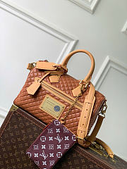 Kitlife Louis Vuitton Speedy P9 Bandoulière 25 Reversible Bag Dark Brown & Brown M2A455 32x22.5x18cm  - 4