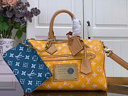 Kitlife Louis Vuitton Speedy P9 Bandoulière 25 Reversible Bag Yellow & Blue 32x22.5x18cm - 1