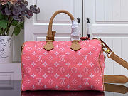 Kitlife Louis Vuitton Speedy P9 Bandoulière 25 Reversible Bag Pink & Blue M2A579 32x22.5x18cm  - 5
