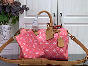 Kitlife Louis Vuitton Speedy P9 Bandoulière 25 Reversible Bag Pink & Blue M2A579 32x22.5x18cm  - 3