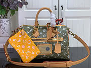 Kitlife Louis Vuitton Speedy P9 Bandoulière 25 Reversible Bag Green & Yellow 32x22.5x18cm  - 1