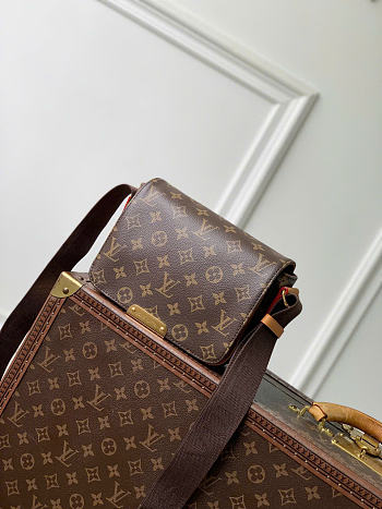 Kitlife Louis Vuitton Mini Bastille Bag Brown Monogram Archive Canvas M3A430 15x24x6.5cm 